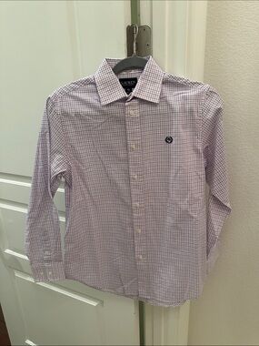 Ralph Lauren Pink and Blue Check Dress Shirt